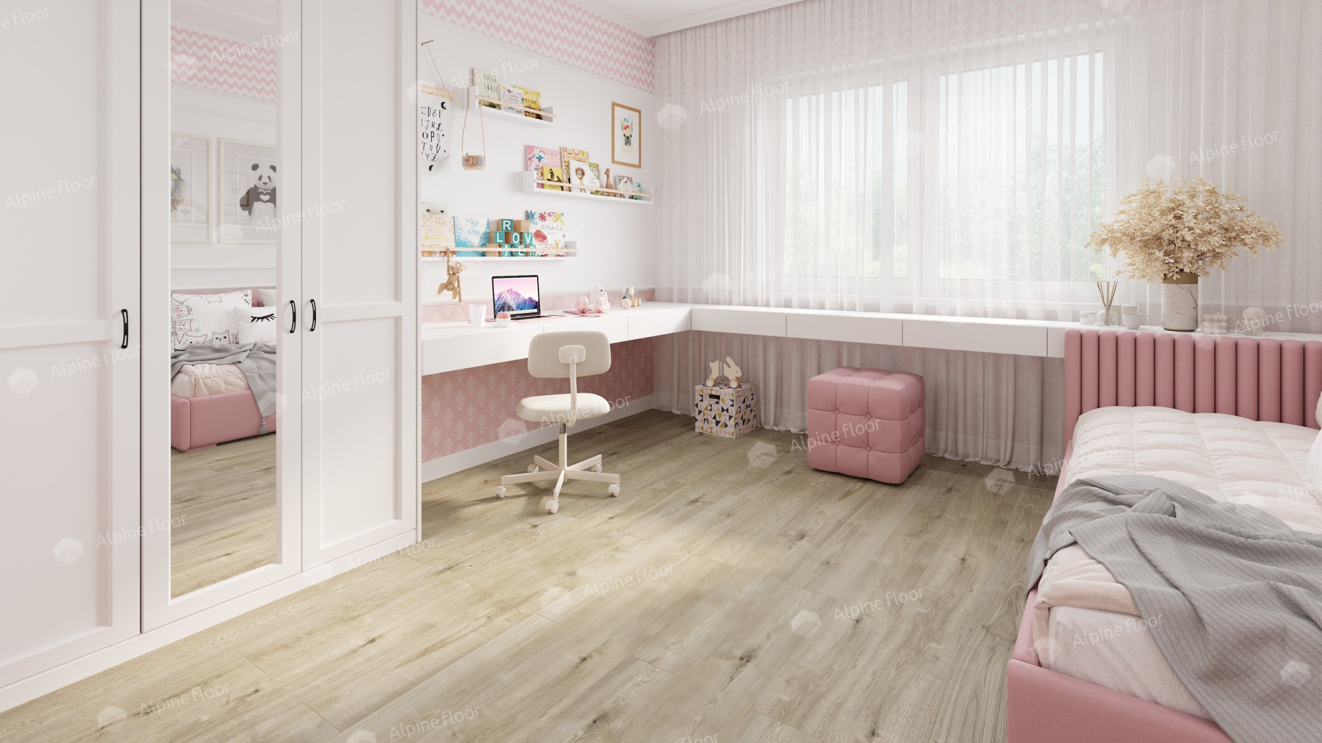 Ламинат "Alpine Floor" Дуб Амстердам (1285*192*8 мм) — купить в Бийске