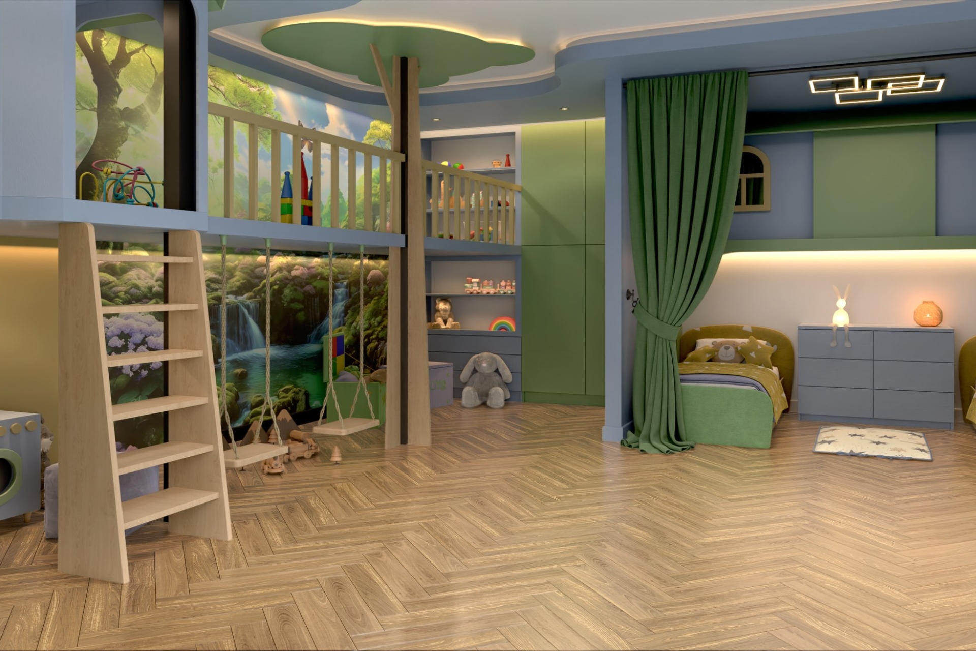 Инженерный паркет «Damy Floor» Натуральный (укладка елочкой) — купить в Бийске