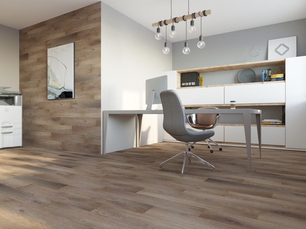 Замковая ПВХ плитка "Art Tile" Дуб Террас (920*150*4 мм) — купить в Бийске