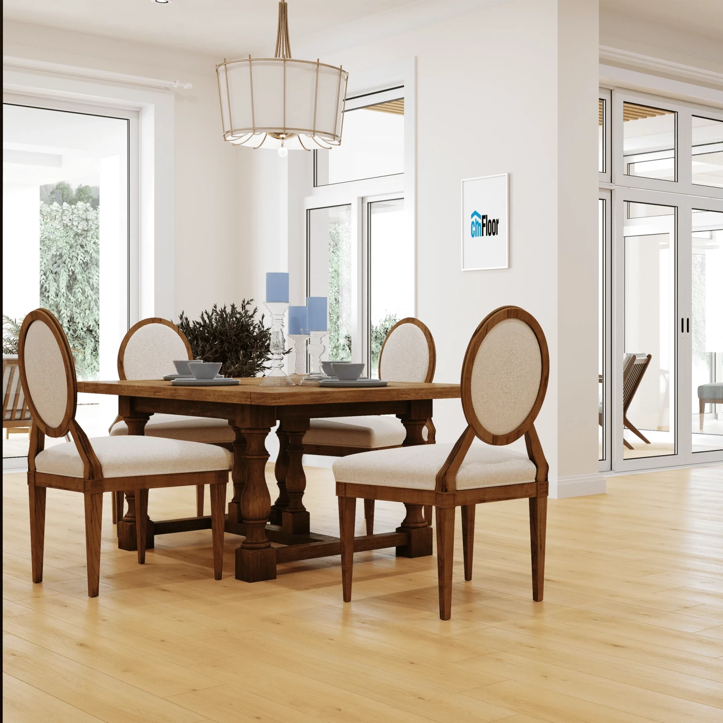 SPC плитка для пола Дуб Орегон (1220*180*4 мм) — купить в Бийске