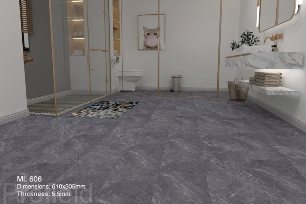 SPC ламинат "Profield" Грей марбл (305*610*5,5 мм) — купить в Бийске