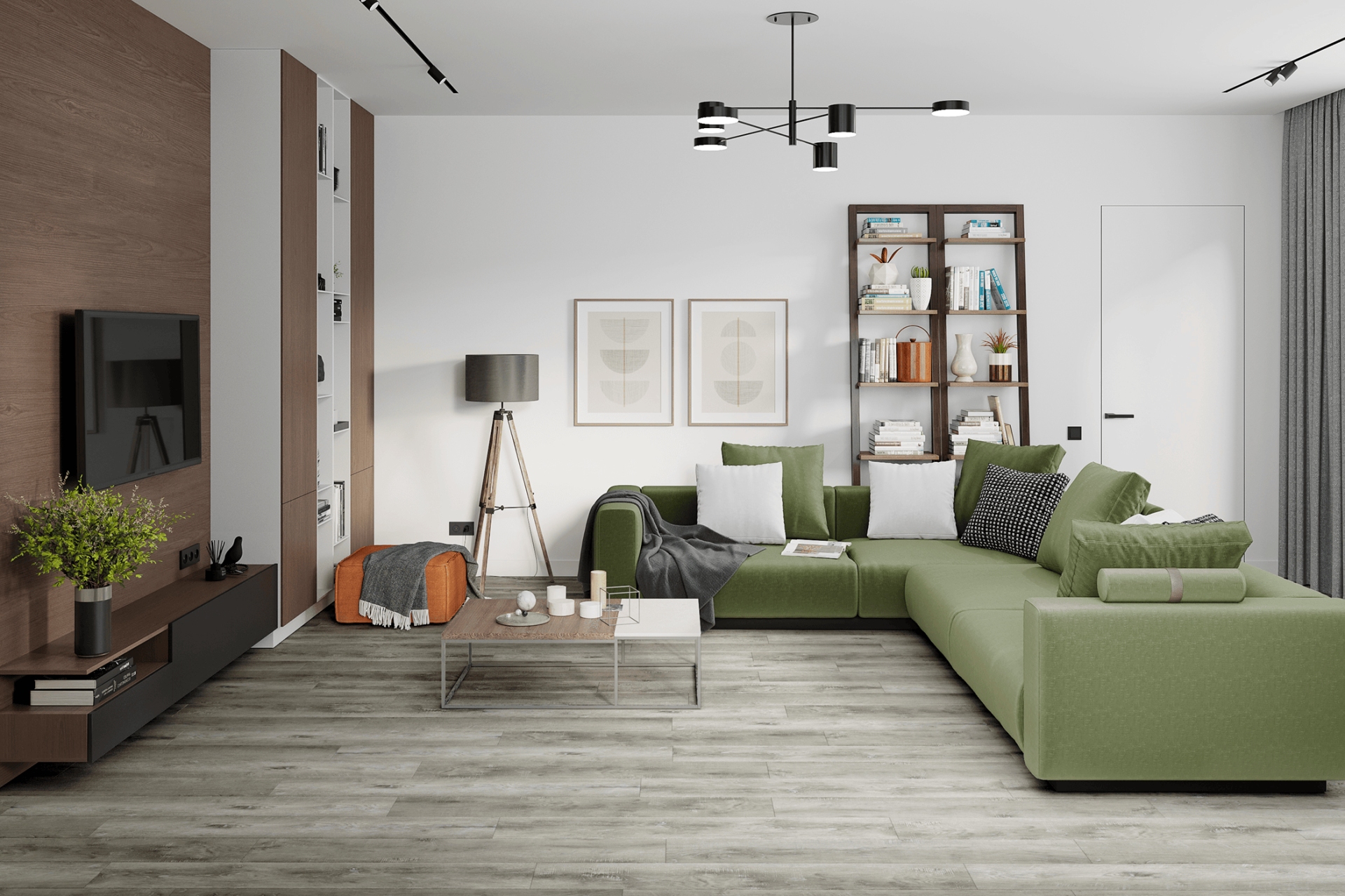 SPC ламинат «Damy Floor» Дуб Рустикальный Серый (1220*180*4 мм) — купить в Бийске