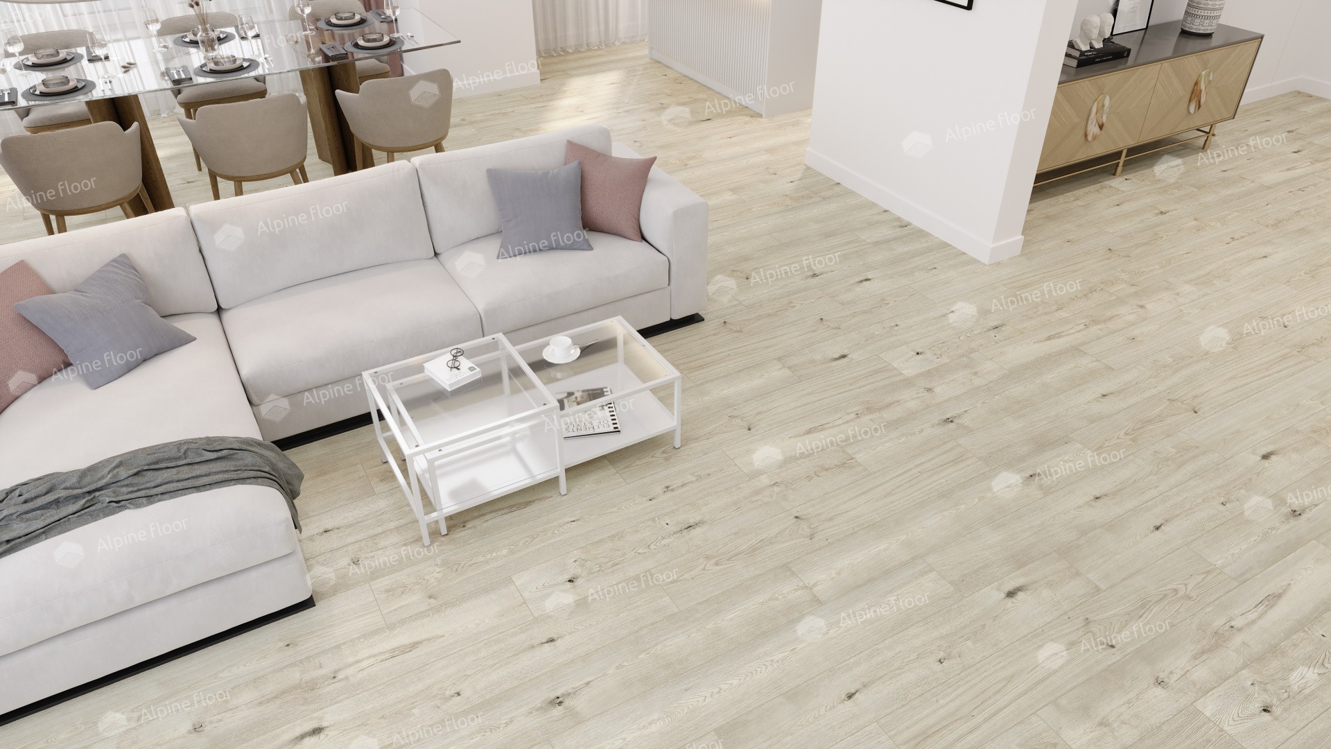 Ламинат "Alpine Floor" Дуб Гамбург (1285*192*8 мм) — купить в Бийске