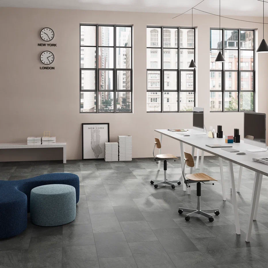 SPC ламинат "Invictus" Groovy Granite Steel (603*298*6мм) — купить в Бийске