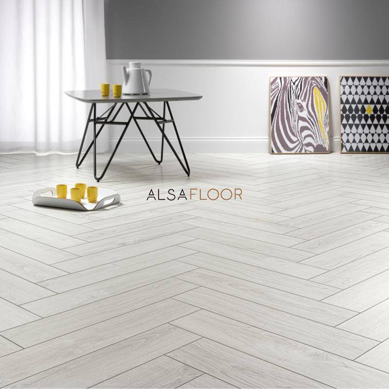 Ламинат "Alsafloor" Herringbone Дуб Полярный (640*143*12 мм) — купить в Бийске