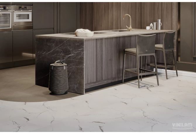 Кварц-винил Итальянский Мрамор (950*480*2,5 мм) — купить в Бийске