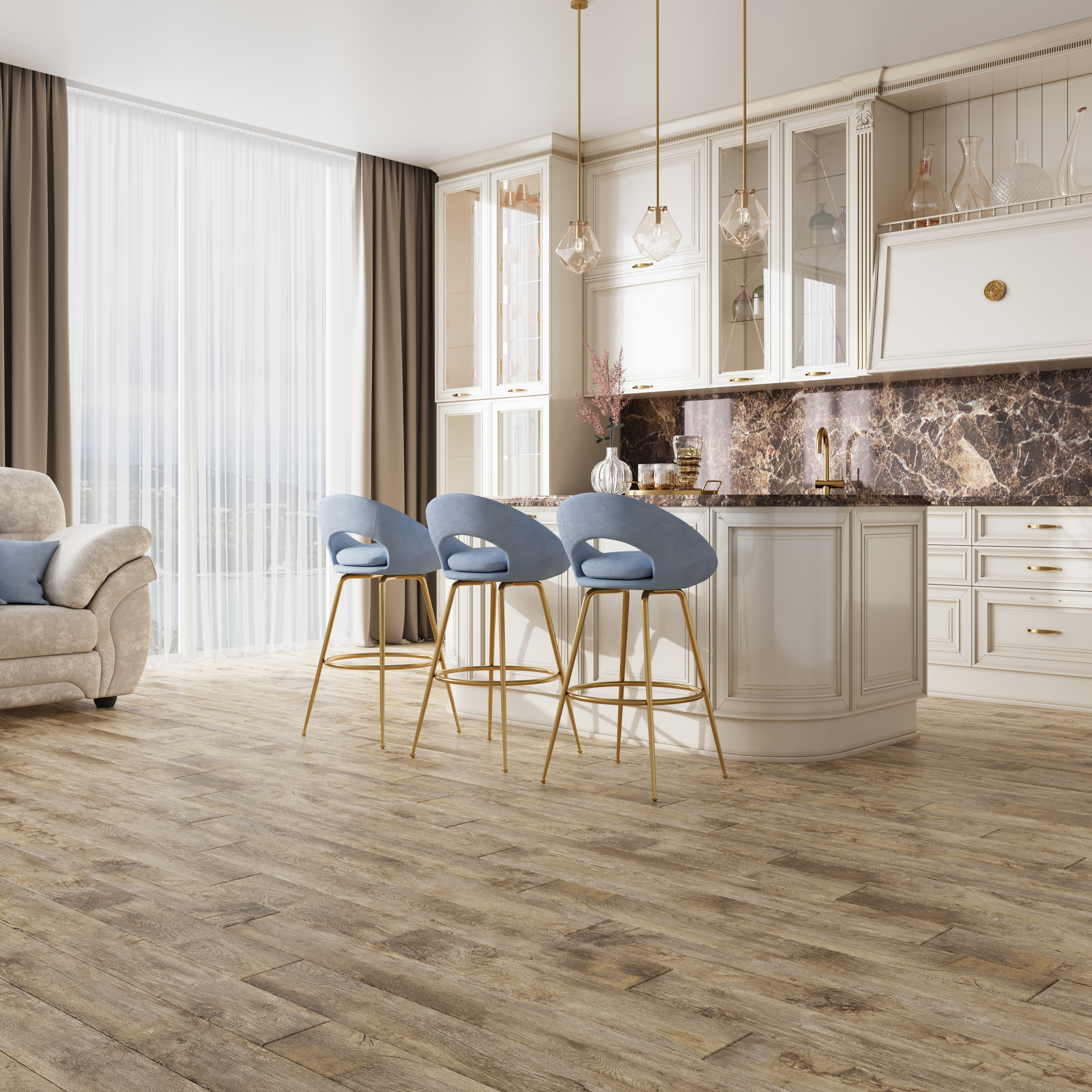 Ламинат "Joss Beaumont" Liberte Крокембуш (1387*145*12 мм) — купить в Бийске