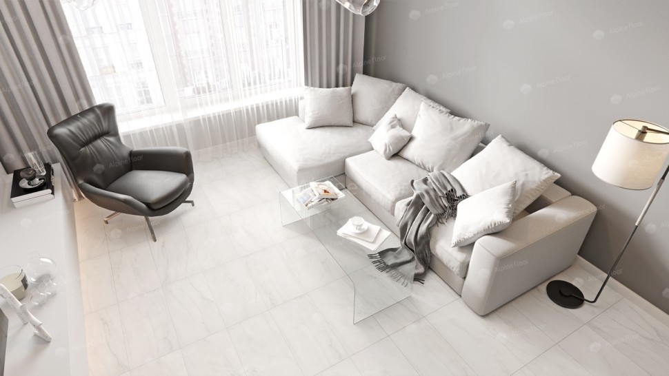 Виниловая плитка "Alpine Floor" Light Stone Брайс (608*303*2,5 мм) — купить в Бийске