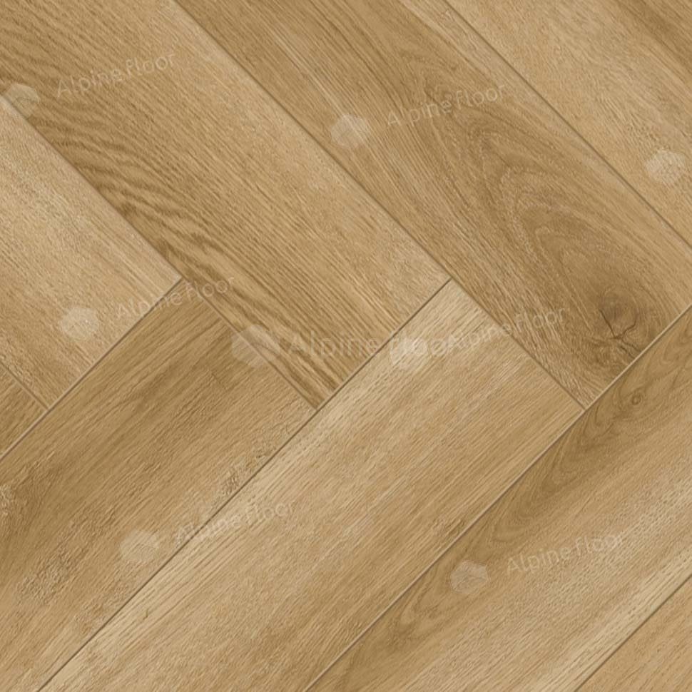 Ламинат "Alpine Floor" Herringbone Дуб Эльзас (606*101*8 мм) — купить в Бийске