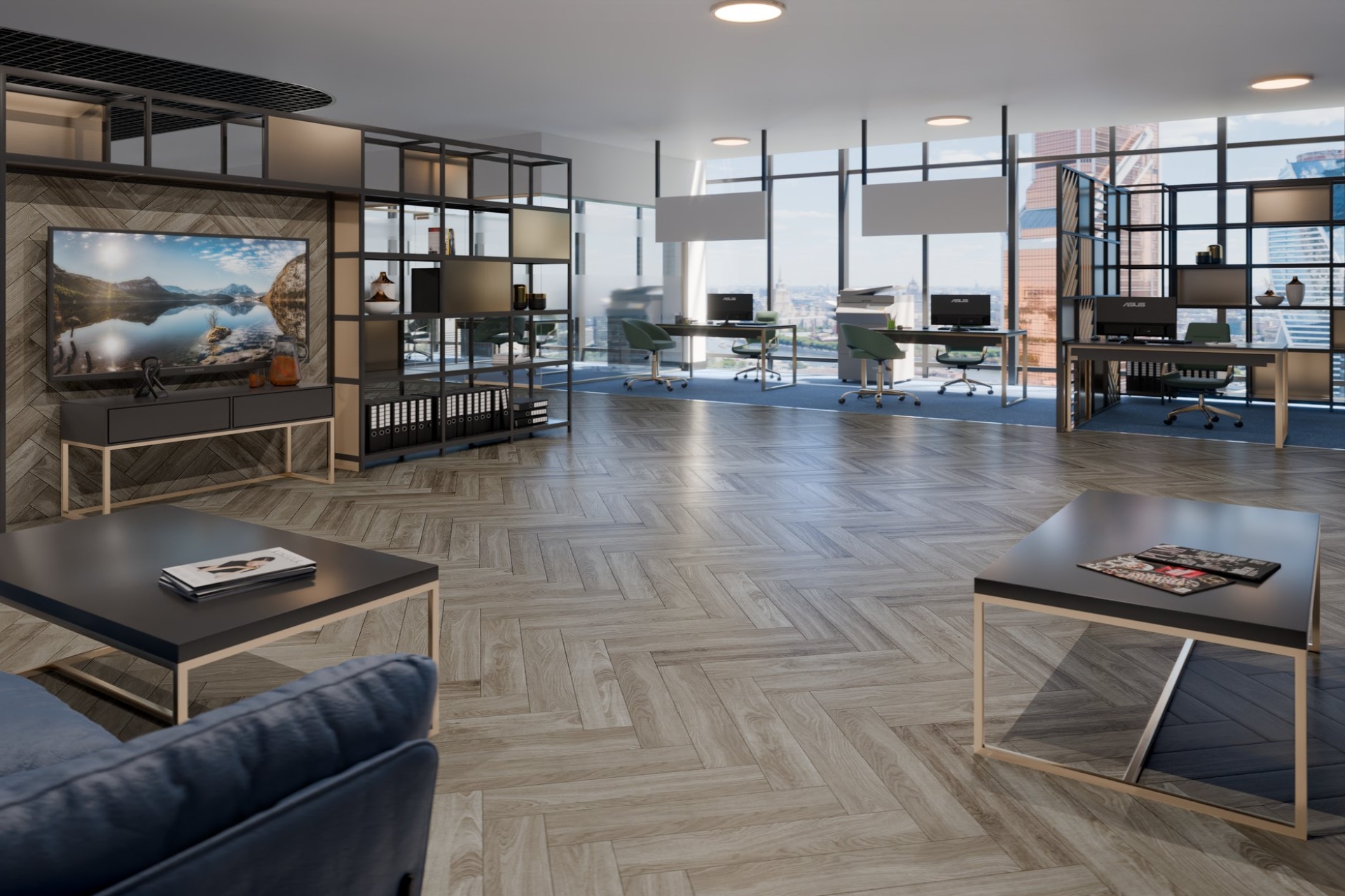 Инженерный паркет «Damy Floor» Скандинавский (укладка елочкой) — купить в Бийске