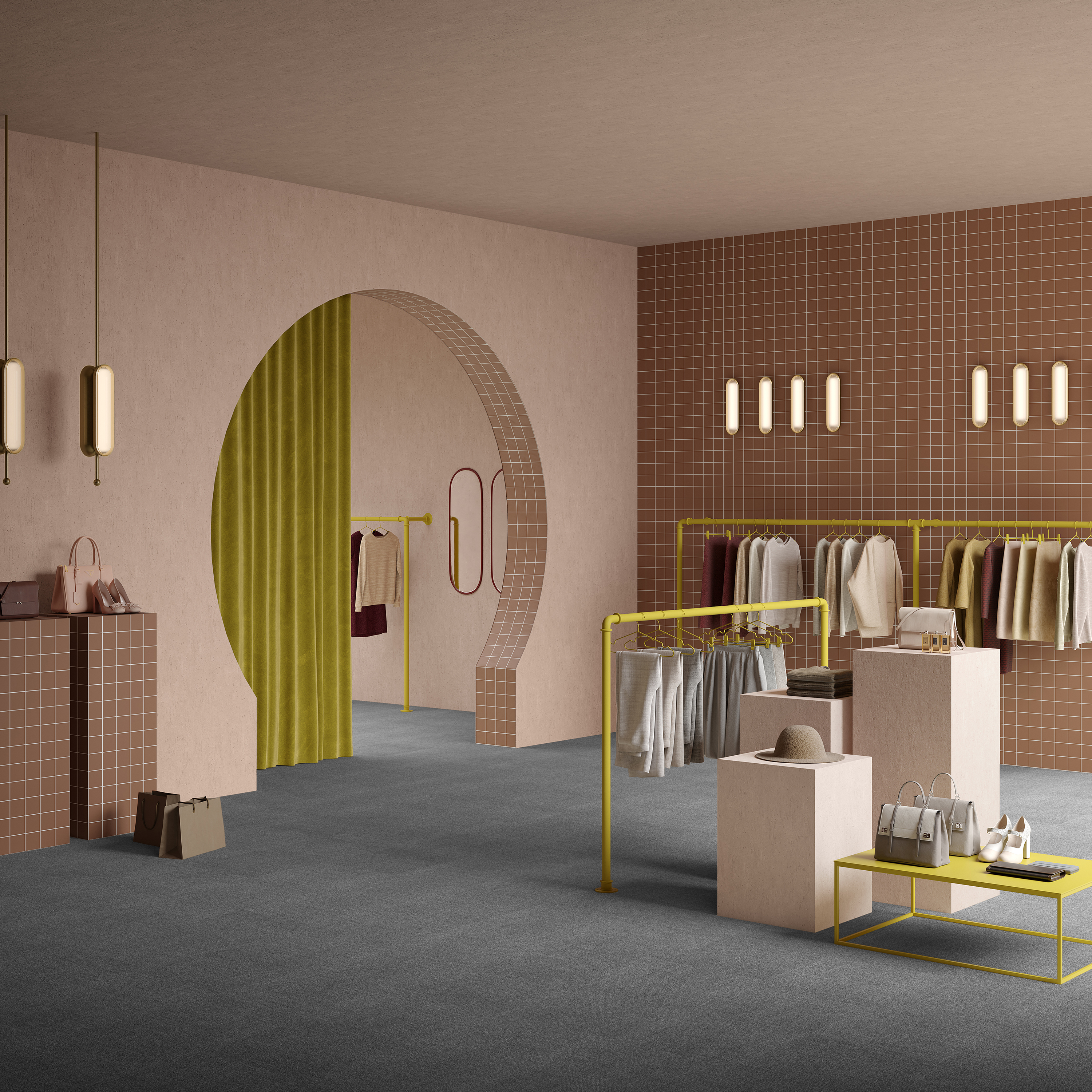 Ковровая плитка Mantra Tile 97 (500*500*6 мм) — купить в Бийске