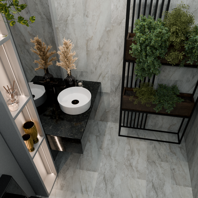 SPC плитка Мрамор Бланко 110 (600*300*4 мм) — купить в Бийске