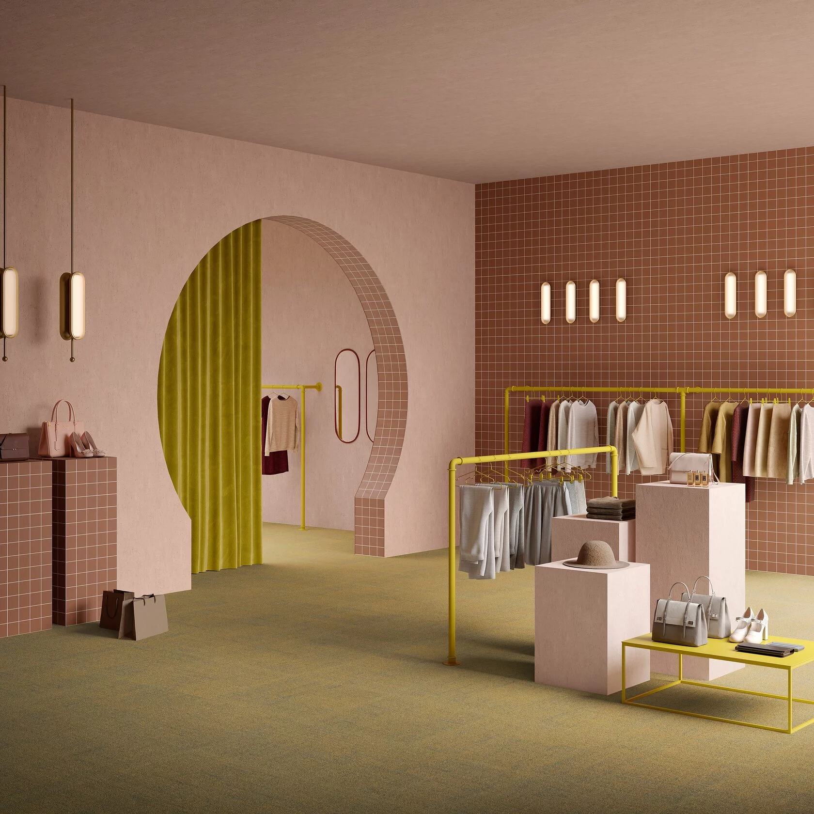 Ковровая плитка Mantra Tile 89 (500*500*6 мм) — купить в Бийске