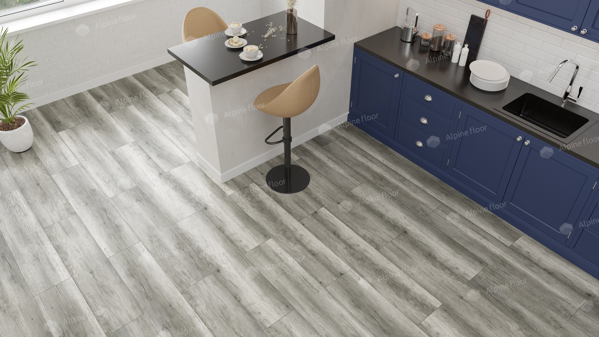 Ламинат "Alpine Floor" Дуб Тахо (1285*280*8 мм) — купить в Бийске