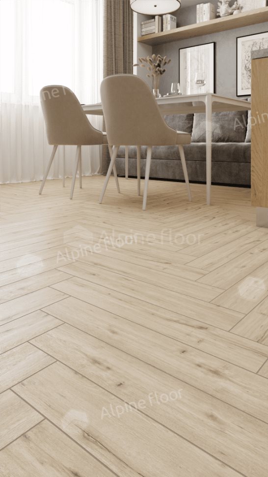 Ламинат "Alpine Floor" Herringbone 12 PRO Дуб Лион (606*101*12 мм) — купить в Бийске