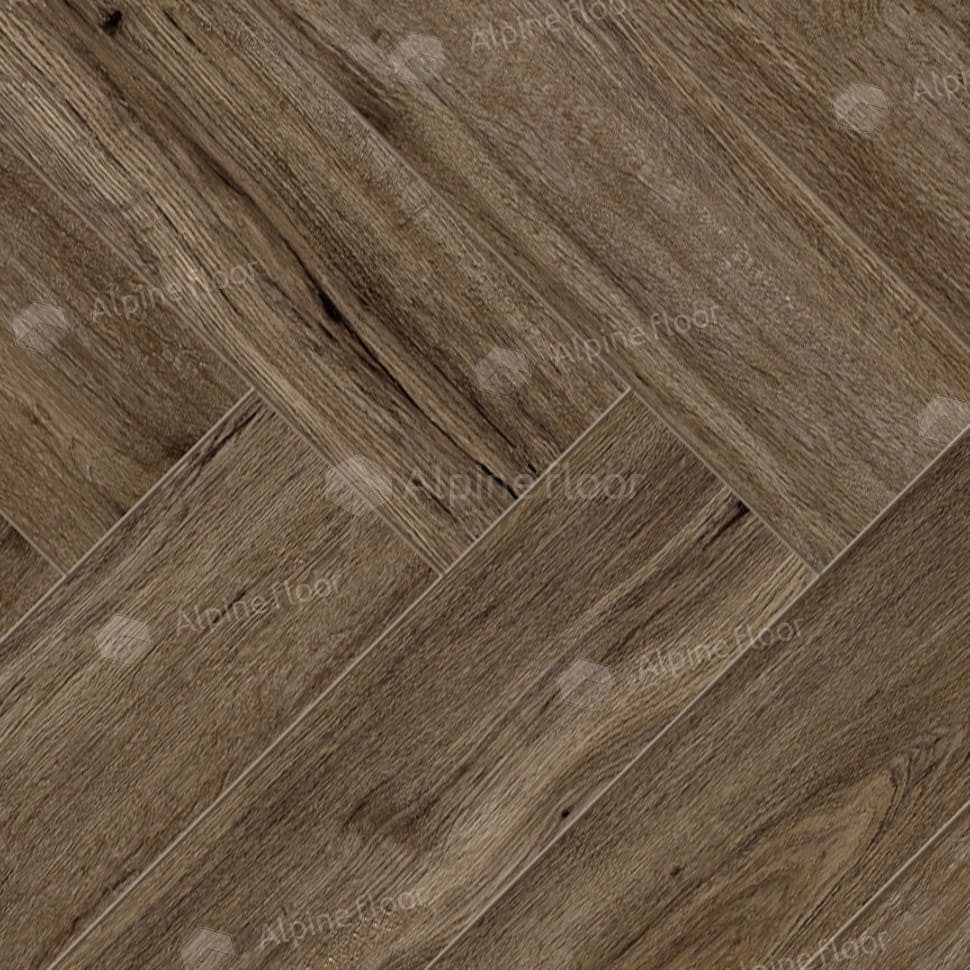 Ламинат "Alpine Floor" Herringbone Дуб Бордо (606*101*8 мм) — купить в Бийске