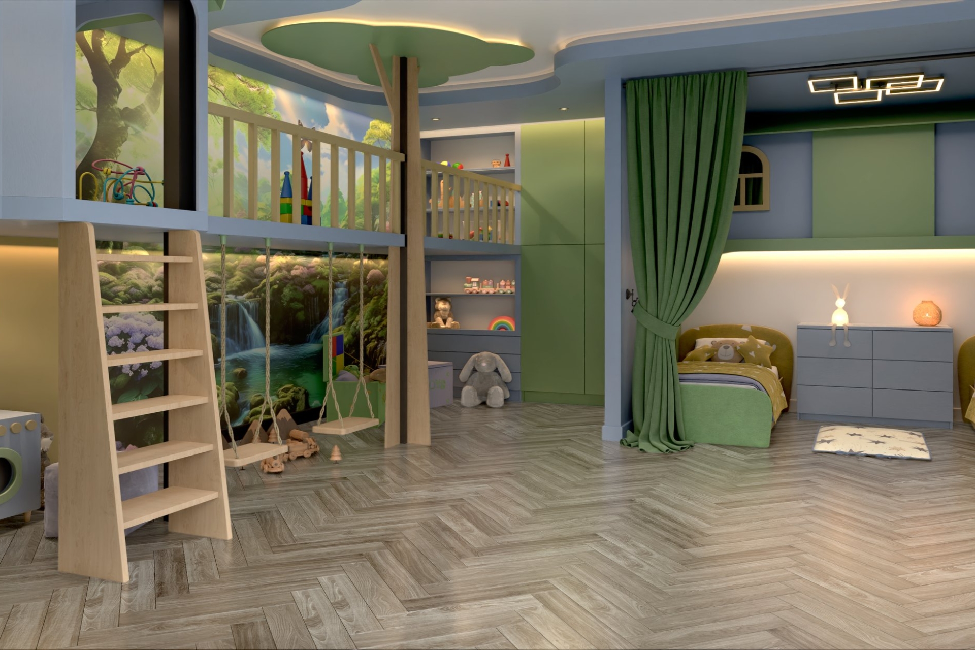 Инженерный паркет «Damy Floor» Скандинавский (укладка елочкой) — купить в Бийске