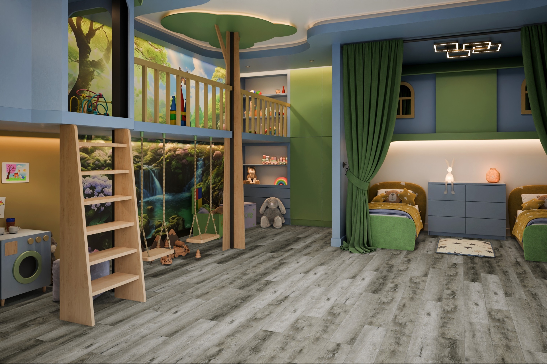 Усовершенствованная кварц-виниловая плитка «Damy Floor» Дуб Рустикальный Серый (1227*187*2,5 мм) — купить в Бийске