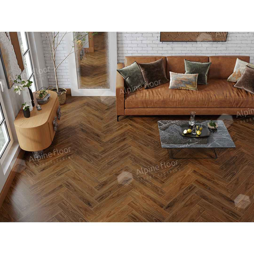 SPC ламинат "Alpine Floor" Орех Кенари (600*125*4 мм) — купить в Бийске