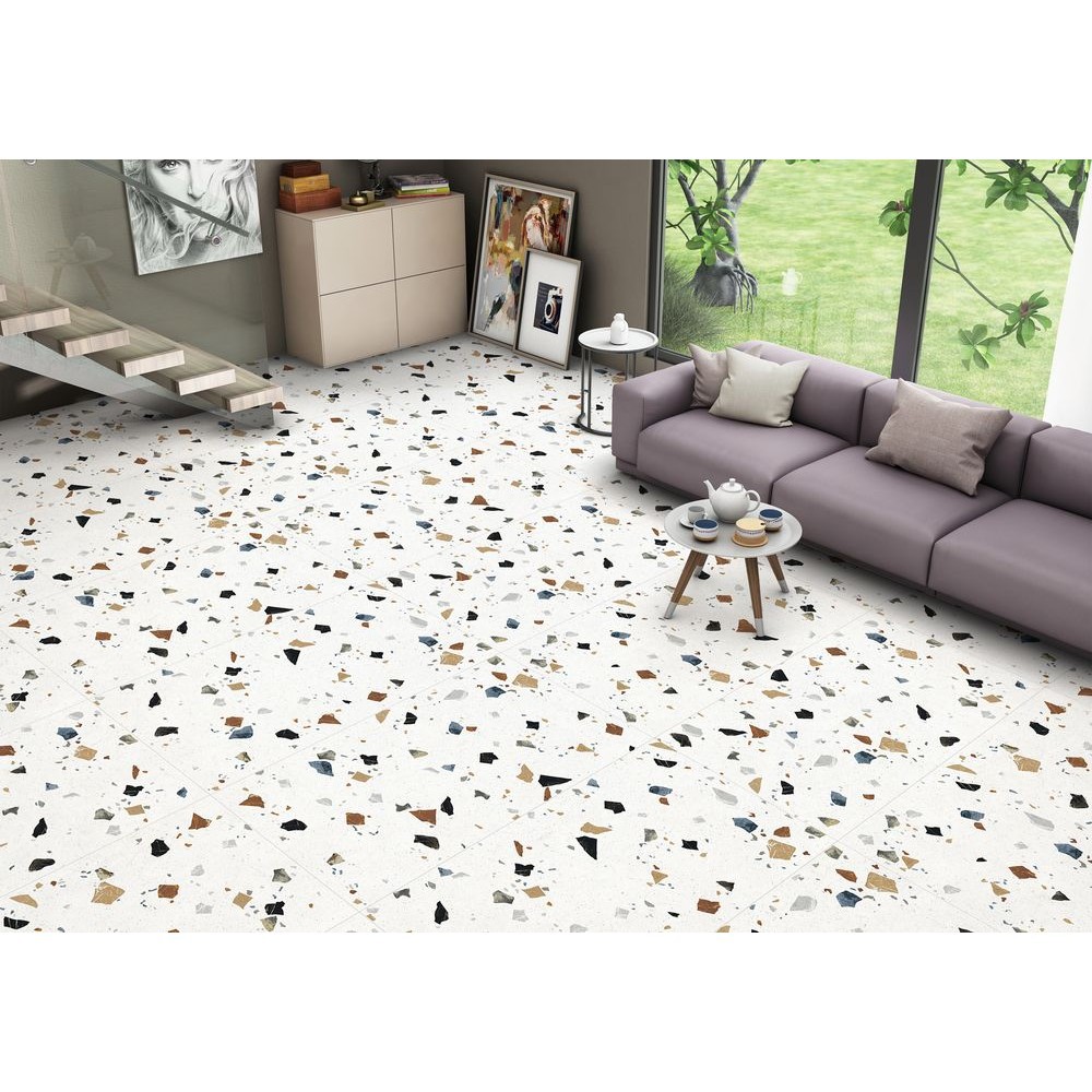 Керамогранит "Ennface" 600*1200 Frammenti Матовый Белый — купить в Бийске