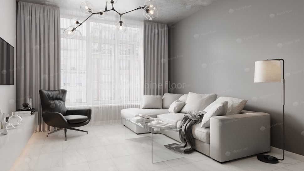 Виниловая плитка "Alpine Floor" Light Stone Брайс (608*303*2,5 мм) — купить в Бийске