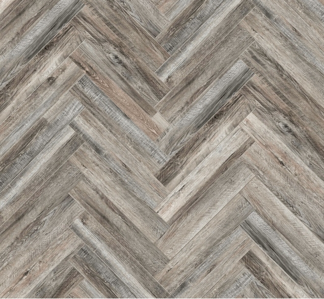 Виниловый ламинат SPC "Cronafloor" Herringbone Дуб Реймс (640*128*4,5 мм) — купить в Бийске