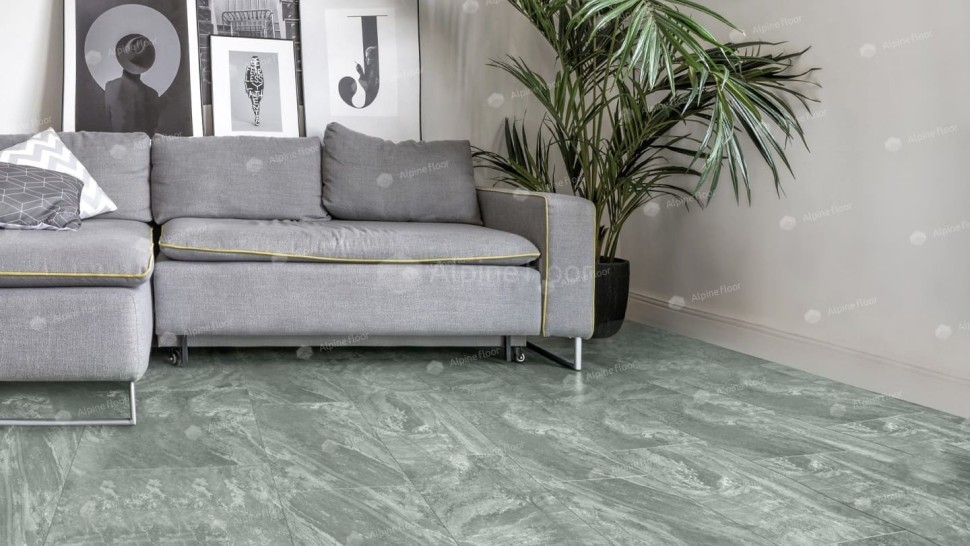 Виниловая плитка "Alpine Floor" Light Stone Хэмпшир (608*303*2,5 мм) — купить в Бийске
