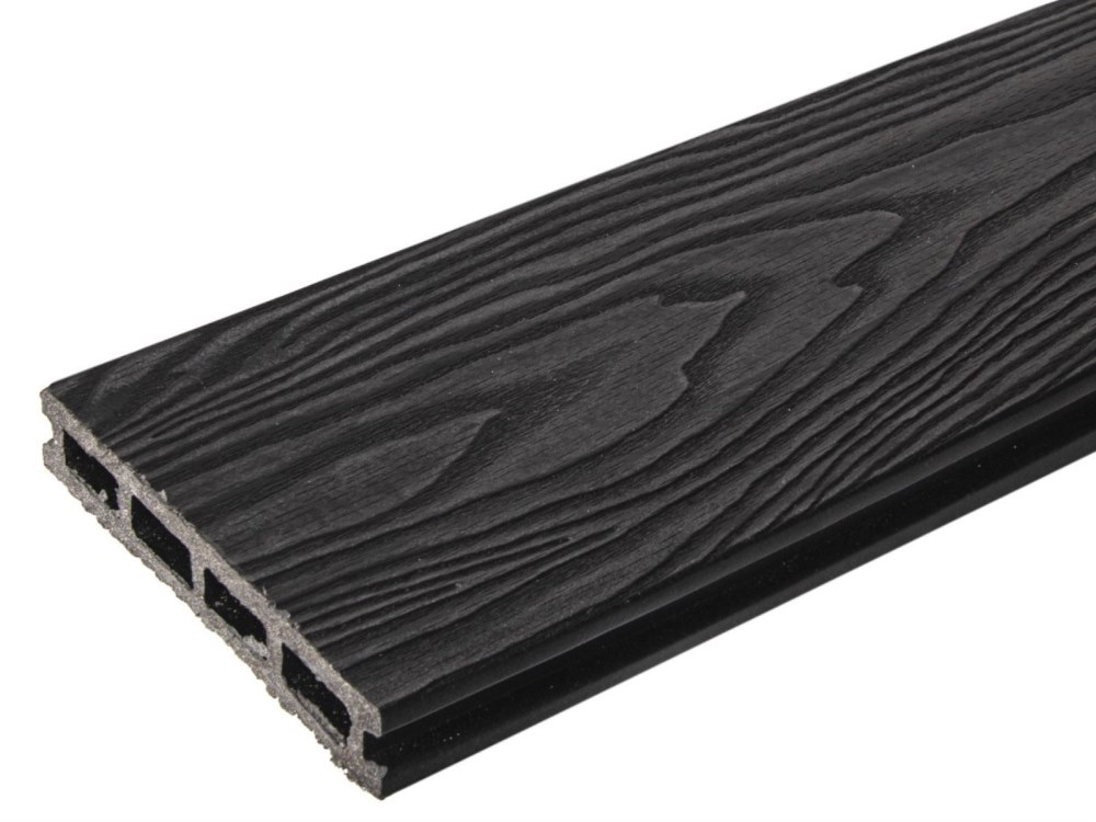 Террасная доска антрацит TalverWood 150*25мм 3D+вельвет брашинг — купить в Бийске