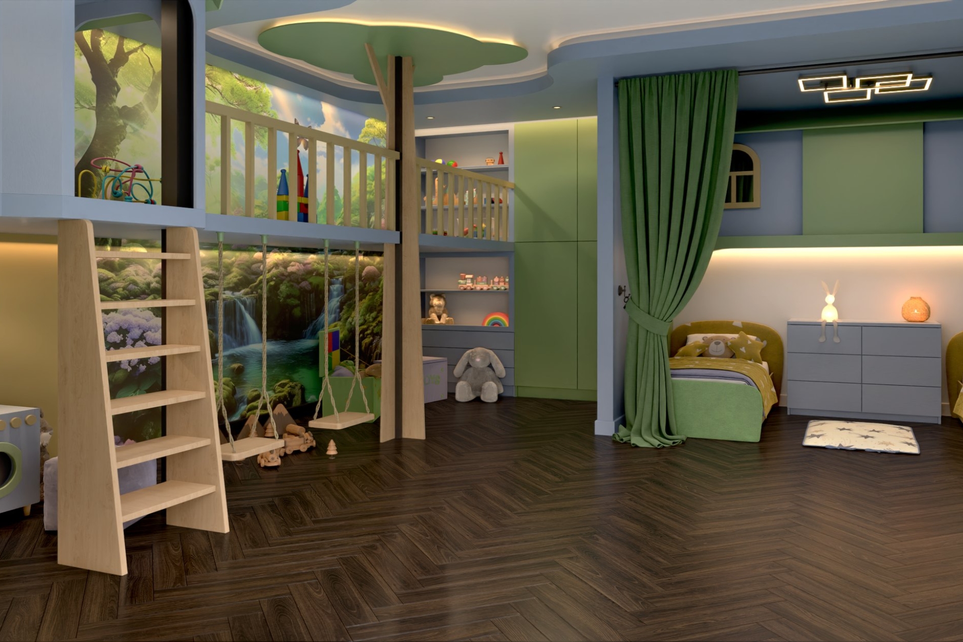 Инженерный паркет «Damy Floor» Каштановый (укладка елочкой) — купить в Бийске