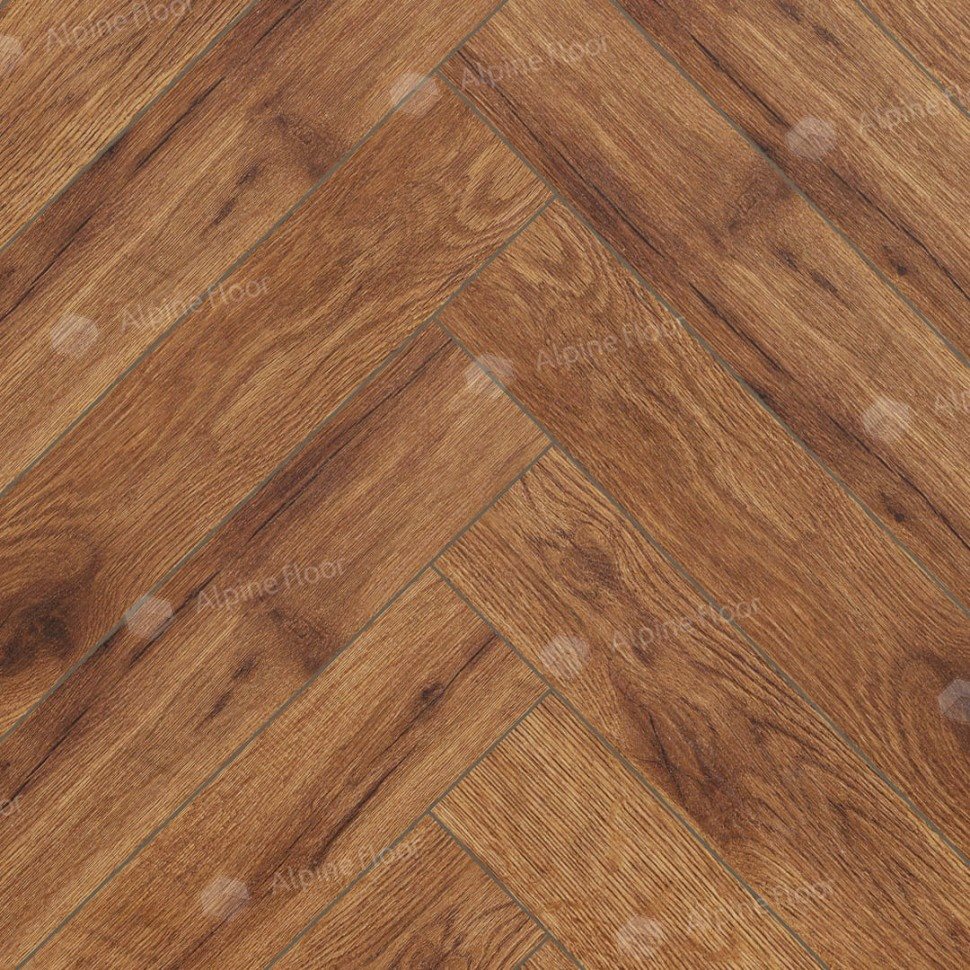Ламинат "Alpine Floor" Herringbone 12 Дуб Умбрия (600*100*12 мм) — купить в Бийске